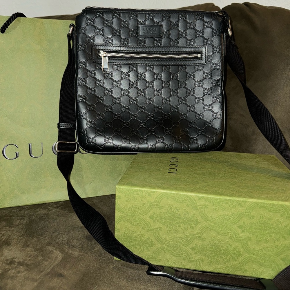 Gucci Black Messenger Bag